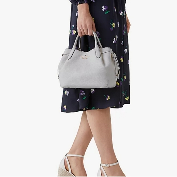 Kate Spade Dumpling Small Satchel, Mountain Grey - Picture 3 of 10